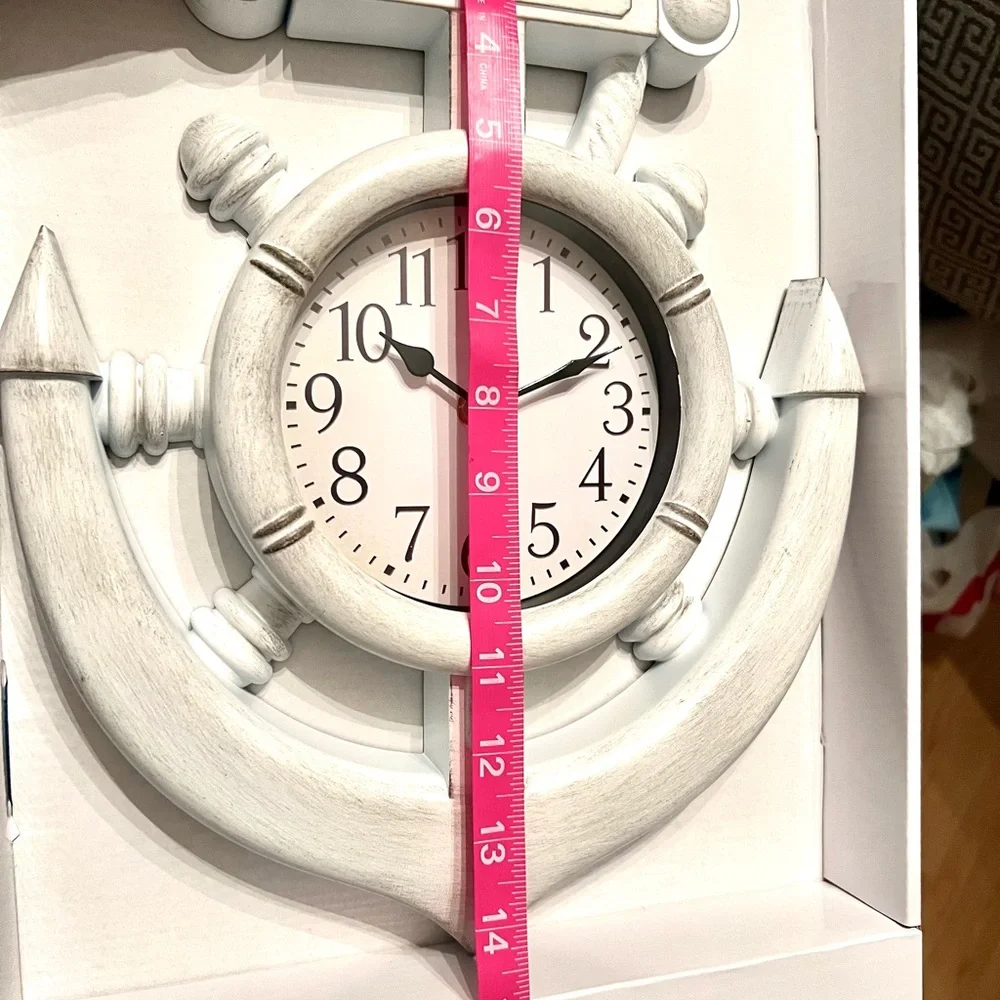 Nautical Anchor Clock Wall Decor. 14